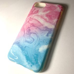 💎Pink and blue Marble phone case💎